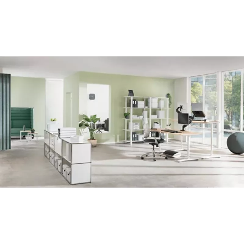 Leitz Ergo soporte de monitor ajustable, de pie, 68,6 cm (27