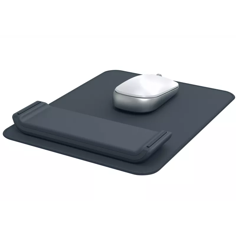 Leitz Ergo alfombrilla de ratón con reposamuñecas ajustable, gris, 200 mm, 260 mm, 450 g, 1 unidad
