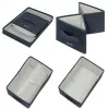 Leitz caja de almacenamiento de tela con tapa pequeña, pack de 2, caja de almacenamiento, azul, rectangular, tela, monocolor, tela