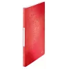 Leitz Display Book WOW PP 40 fundas, rojo, polipropileno (PP), 40 fundas, A4, 231 mm, 16 mm