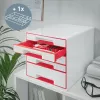 Leitz Cajonera WOW Cube 5 cajones, 5 cajones, plástico, 270 mm, 287 mm, 363 mm, 3,59 kg