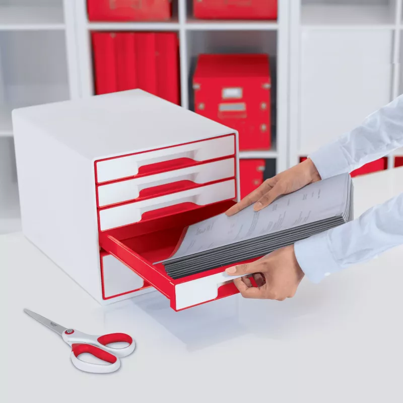 Leitz Cajonera WOW Cube 5 cajones, 5 cajones, plástico, 270 mm, 287 mm, 363 mm, 3,59 kg