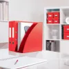 Leitz Bandeja para revistas WOW, rojo, plástico, A4, 75 mm, 258 mm, 312 mm