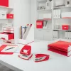 Leitz Archivador de revistas WOW Dual Colour, rojo, blanco, plástico, A4, 73 mm, 318 mm, 272 mm