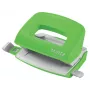 Leitz Mini perforadora NeXXt Recycle, 10 hojas, negro, plástico, 8 cm, 5,5 mm, A4
