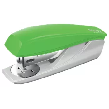 Leitz Mini grapadora NeXXt Recycle, 25 hojas, verde, grapado estándar de lengüeta, 24/6, plástico, 80 g/m²
