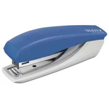 Leitz Mini grapadora NeXXt Recycle, 10 hojas, gris, clinch estándar, plástico, 80 g/m², 3,5 cm