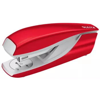 Leitz Grapadora WOW 5502 metal 30 hojas blíster, 30 hojas, rojo, 24/6, metal, plástico, 80 g/m², 4 cm