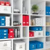 Leitz Caja de almacenamiento pequeña Click & Store WOW, caja de almacenamiento, rojo, rectangular, cartón, monocromático, interior