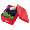 Leitz Caja de almacenamiento pequeña Click & Store WOW, caja de almacenamiento, rojo, rectangular, cartón, monocromático, interior