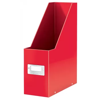 Leitz Archivador de revistas Click & Store WOW, rojo, cartón, 103 mm, 253 mm, 330 mm, 95 x 245 x 310 mm