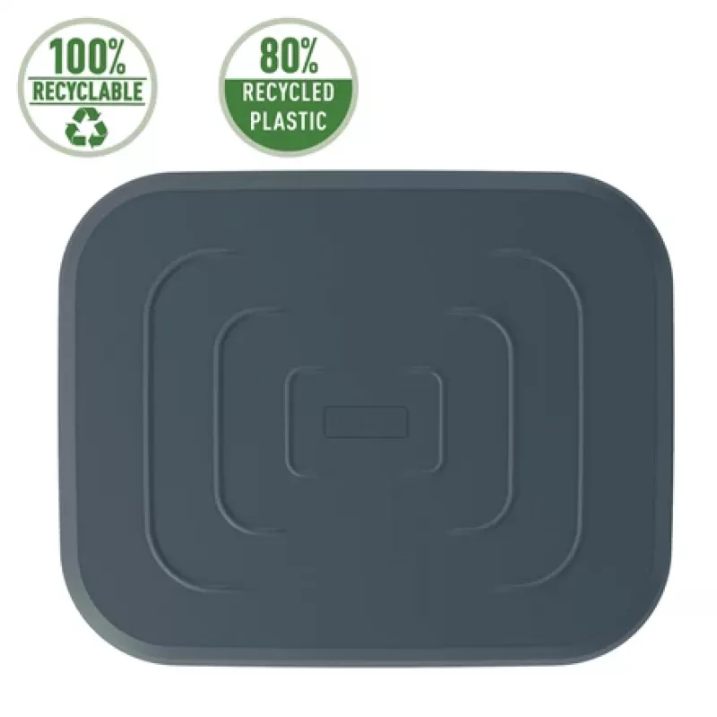 Leitz Reposapiés ajustable Ergo, 80 % plástico reciclado, gris, plástico reciclado, 34 cm, 42 cm, 340 mm, 420 mm