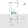 Leitz Reposapiés ajustable Ergo, 80 % plástico reciclado, gris, plástico reciclado, 34 cm, 42 cm, 340 mm, 420 mm