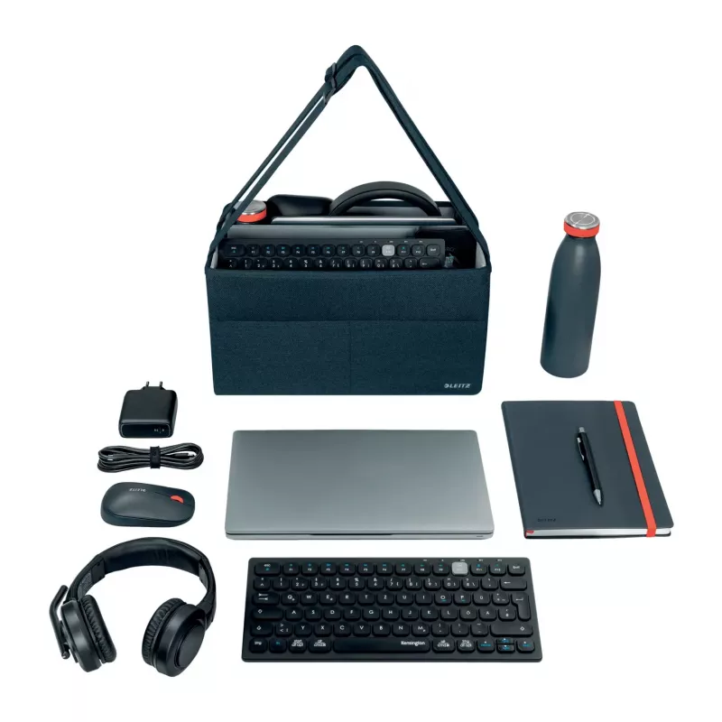 Leitz Bolsa de trabajo compacta Hot Desking Fabric, tela, monocromático, unisex, 355 mm, 200 mm, 210 mm