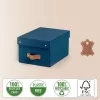 Leitz Caja de almacenamiento con tapa Puro, pequeña, 7 L, cartón 100 % reciclado, pack de 2