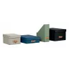 Leitz Caja de almacenamiento con tapa Puro, mediana, 17 L, cartón 100 % reciclado, pack de 2