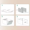 Leitz Caja de almacenamiento con tapa Puro, mediana, 17 l, cartón 100 % reciclado, 2 uds.