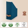 Leitz Archivador de revistas Puro, cartón 100 % reciclado, pack de 2, azul, cartón, 100 mm, 260 mm, 310 mm, 310 g