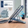 Leitz Soporte para portátil ajustable en altura Ergo Aluminium Ultra-Flat, brazo para portátil y tablet, gris oscuro, aluminio, 25,4 cm (10 inch), 43,2 cm (17 inch), 25,4 cm (10 inch)