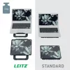 Leitz Soporte para portátil ajustable en altura Ergo Aluminium Ultra-Flat, brazo para portátil y tablet, gris oscuro, aluminio, 25,4 cm (10 inch), 43,2 cm (17 inch), 25,4 cm (10 inch)