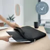 Leitz Soporte para portátil ajustable en altura Ergo Aluminium Ultra-Flat, brazo para portátil y tablet, gris oscuro, aluminio, 25,4 cm (10 inch), 43,2 cm (17 inch), 25,4 cm (10 inch)