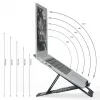 Leitz Soporte para portátil ajustable en altura Ergo Aluminium Ultra-Flat, brazo para portátil y tablet, gris oscuro, aluminio, 25,4 cm (10 inch), 43,2 cm (17 inch), 25,4 cm (10 inch)