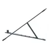 Leitz Soporte para portátil ajustable en altura Ergo Aluminium Ultra-Flat, brazo para portátil y tablet, gris oscuro, aluminio, 25,4 cm (10 inch), 43,2 cm (17 inch), 25,4 cm (10 inch)