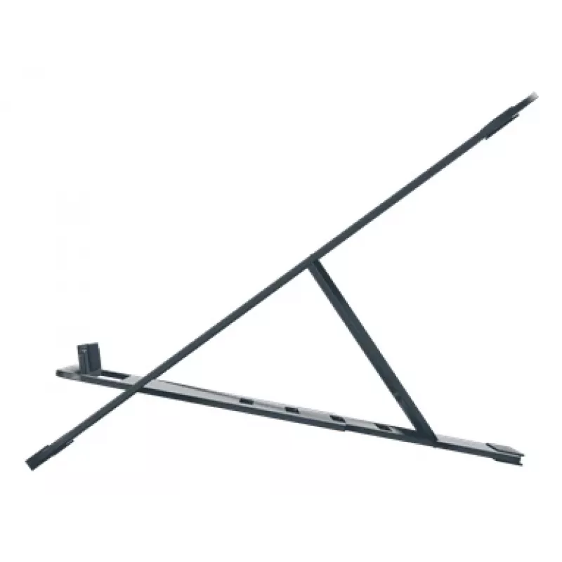 Leitz Soporte para portátil ajustable en altura Ergo Aluminium Ultra-Flat, brazo para portátil y tablet, gris oscuro, aluminio, 25,4 cm (10 inch), 43,2 cm (17 inch), 25,4 cm (10 inch)