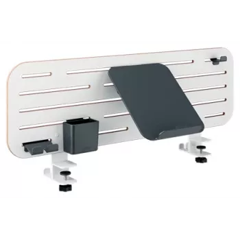 Leitz Organizador de escritorio con panel perforado Ergo con soporte para portátil, 80x25 cm
