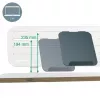 Leitz Organizador de escritorio con panel perforado Ergo con soporte para portátil, 80x25 cm