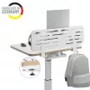 Leitz Organizador de escritorio con panel perforado Ergo con soporte para portátil, 80x25 cm