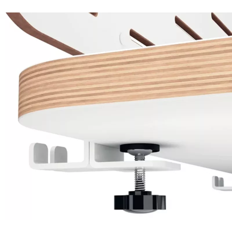 Leitz Organizador de escritorio con panel perforado Ergo con soporte para portátil, 80x25 cm