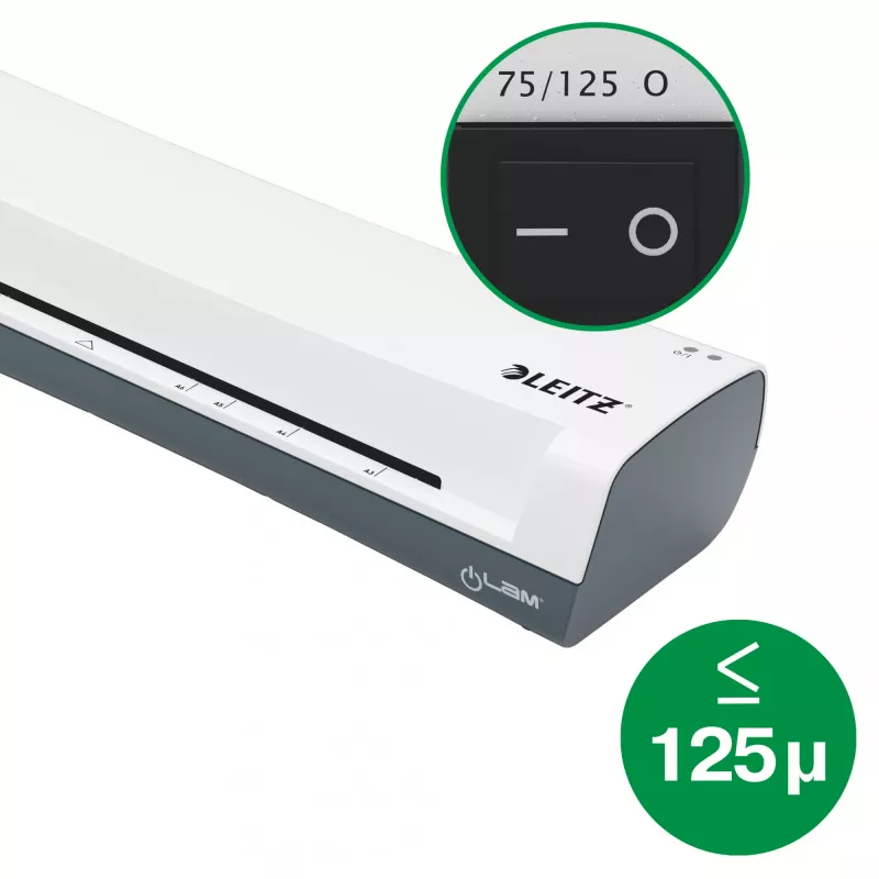 Leitz iLAM Home Set plastificadora 4 en 1 A4, 24 cm, plastificadora en caliente, 300 mm/min, 0,4 mm, A4, 100 µm
