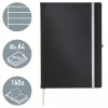 Leitz Style cuaderno A4 rayado con tapa dura, monocromático, negro, A4, 80 hojas, 100 g/m², papel rayado