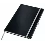 Leitz Style cuaderno A4 cuadriculado con tapa dura, monocromático, negro, A4, 80 hojas, 100 g/m², papel cuadriculado