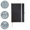 Leitz Style cuaderno A5 cuadriculado con tapa dura, monocromático, negro, A5, 80 hojas, 100 g/m², papel cuadriculado
