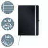Leitz Style cuaderno A5 rayado con tapa blanda, monocromático, negro, A5, 80 hojas, 100 g/m², papel rayado