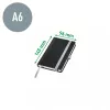 Leitz Style cuaderno A6 cuadriculado con tapa dura, monocromático, negro, A6, 80 hojas, 100 g/m², papel cuadriculado