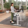 Leitz Ergo Active alfombrilla ergonómica antifatiga, rectangular, negra, poliuretano, Bubble, China, 605 x 681 mm