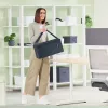Leitz Fabric bolsa de trabajo Hot Desking con tapa, bolsa de almacenamiento, gris, rectangular, tela, monocromático, unisex