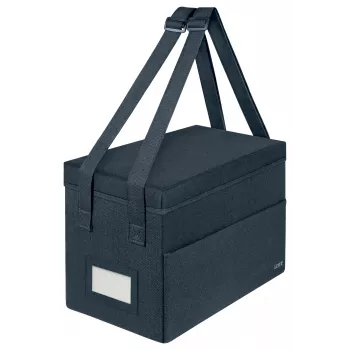 Leitz Fabric bolsa de trabajo compacta Hot Desking con tapa, bolsa de almacenamiento, gris, rectangular, tela, monocromático, adulto
