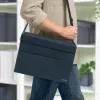 Leitz Fabric bolsa de trabajo compacta Hot Desking con tapa, bolsa de almacenamiento, gris, rectangular, tela, monocromático, adulto