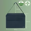 Leitz Fabric bolsa de trabajo compacta Hot Desking con tapa, bolsa de almacenamiento, gris, rectangular, tela, monocromático, adulto
