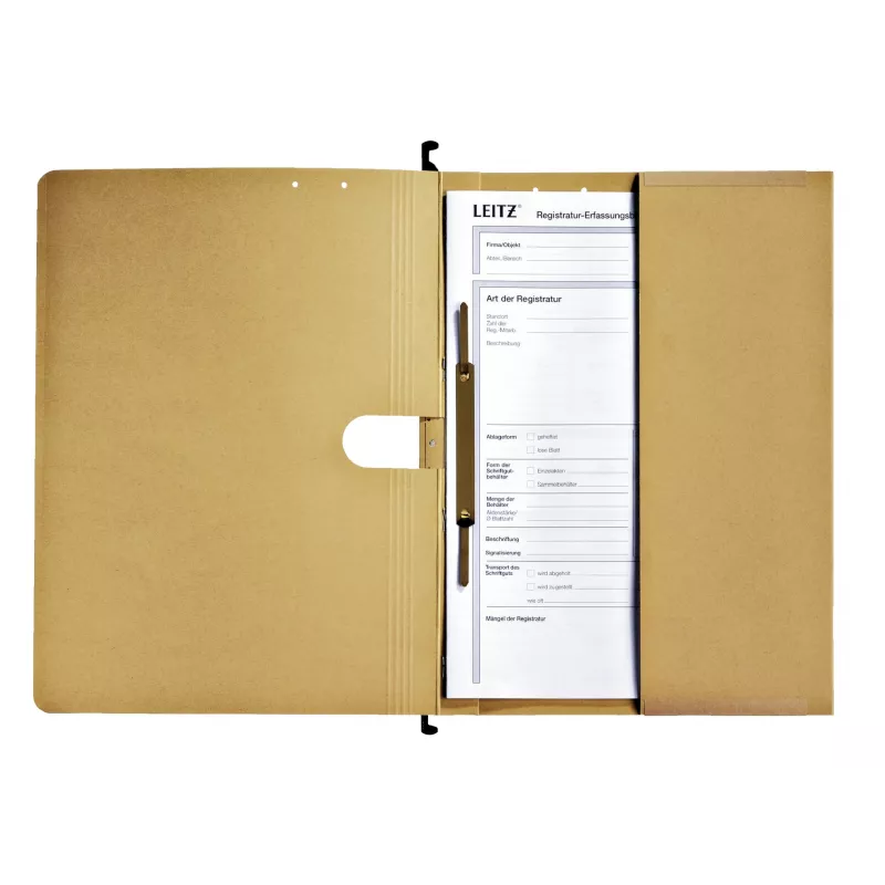 Leitz ALPHA carpeta colgante cartón A4 marrón