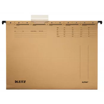 Leitz ALPHA carpeta colgante cartón A4 marrón