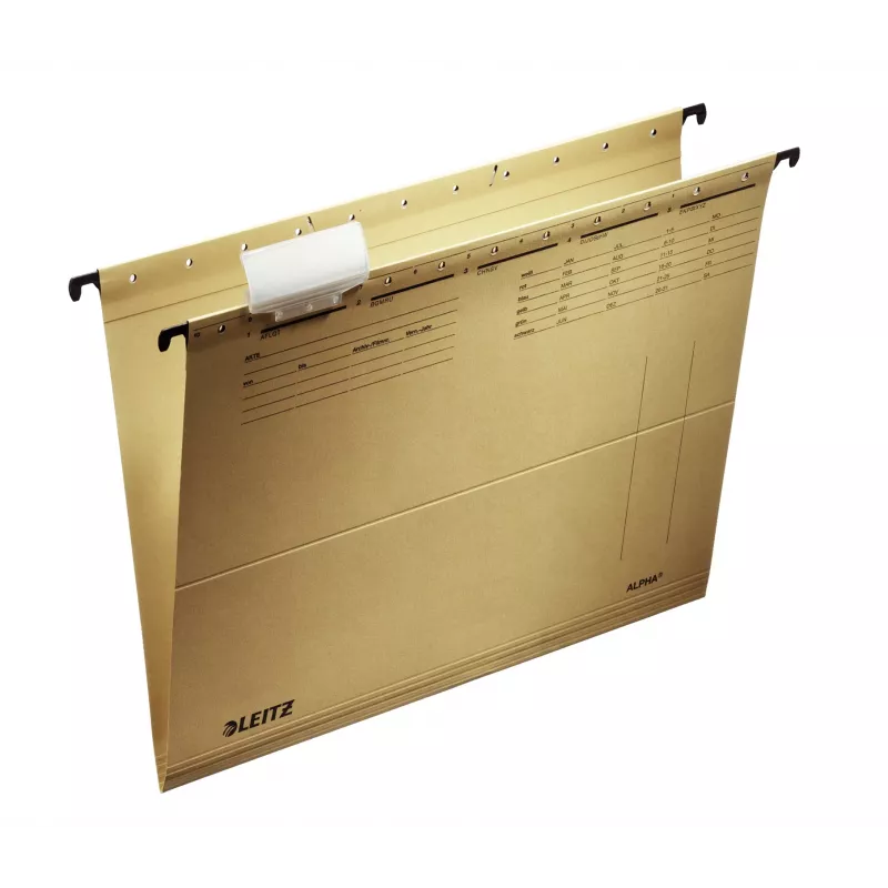 Leitz ALPHA carpeta colgante cartón A4 marrón