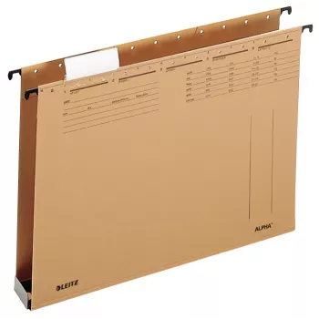 Leitz ALPHA carpeta colgante cartón A4 marrón