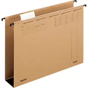 Leitz ALPHA carpeta colgante cartón A4 marrón