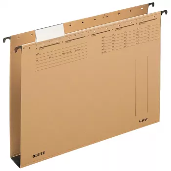 Leitz ALPHA carpeta colgante cartón A4 marrón