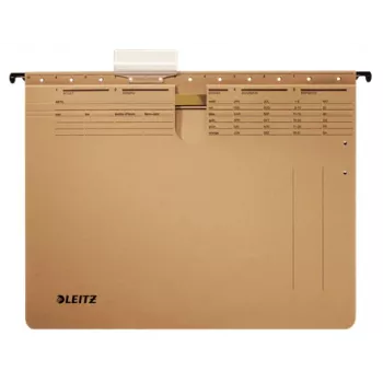 Leitz Alpha carpeta colgante cartón, polipropileno (PP) A4 marrón